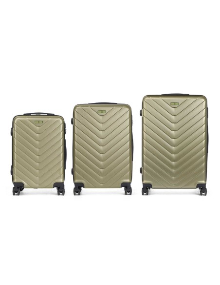 Jeu de valises Vert 3 Pièces