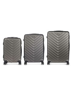 Jeu de valises Gris foncé 3 Pièces