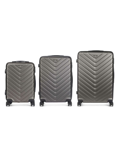 Jeu de valises Gris foncé 3 Pièces