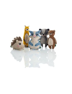 Jouet pour chien en peluche Hunter Marron 100 % Recyclado Hérisson 2