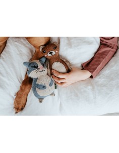Jouet pour chien en peluche Hunter Bleu 100 % Recyclado Hamster 2