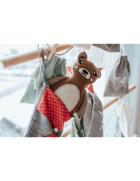 Jouet pour chien en peluche Hunter Marron 100 % Recyclado Ours