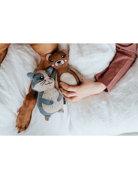 Jouet pour chien en peluche Hunter Marron 100 % Recyclado Ours