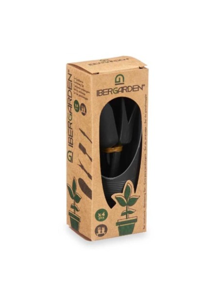 Set d'outils Ibergarden KDS0102102 Anthracite polypropylène Jardin (24 Unités)