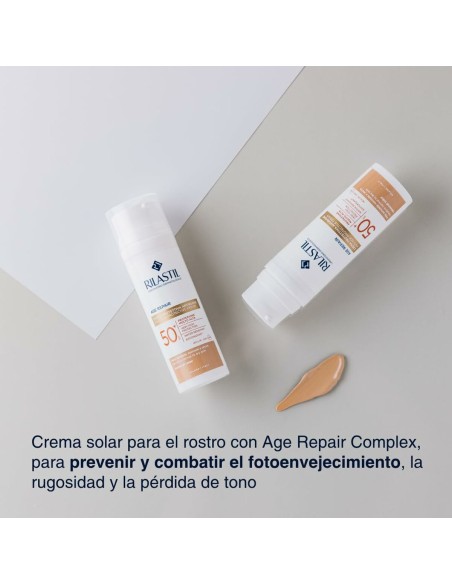 Crème Solaire Avec Couleur Rilastil Age Repair SPF 50+ 50 ml Anti-âge