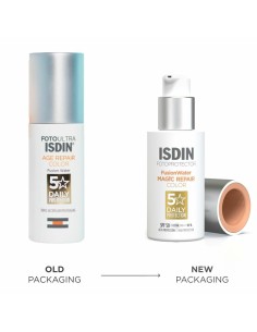 Crème Solaire Avec Couleur Isdin Fusion Water Magic Repair Spf 50 50 ml 2