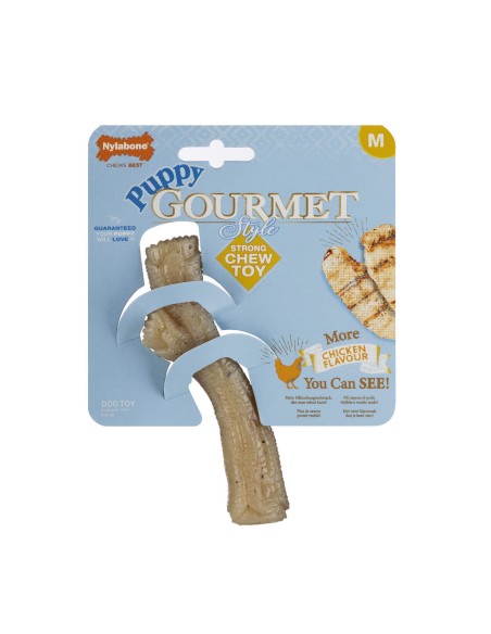 Jouet pour chien Nylabone Marron Poulet Artificielle M