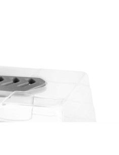 Lot de serres Ibergarden FYT3081032 Gris Transparent Plastique (8 Unités) 2