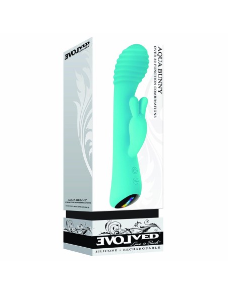 Vibrateur G-Spot Evolved Bunny Bleu