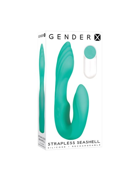 Vibrateur G-Spot Gender X Strapless Vert