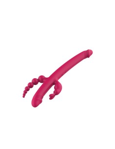 Masseur Double Pénétration Dream Toys Essentials Rose 2