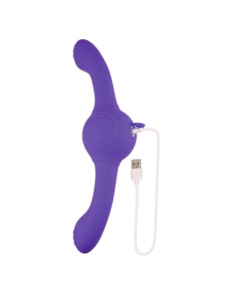 Masseur Double Pénétration Evolved Our Gyro Vibe Violet