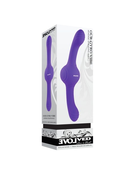 Masseur Double Pénétration Evolved Our Gyro Vibe Violet