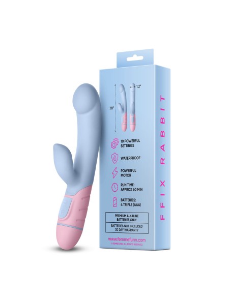 Vibrateur G-Spot FemmeFunn Ffix Bleu