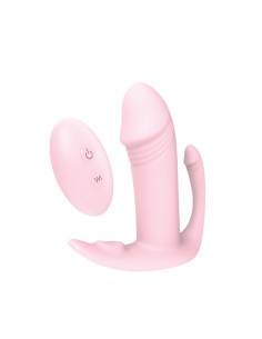 Masseur Double Pénétration Dream Toys Essentials Rose 2
