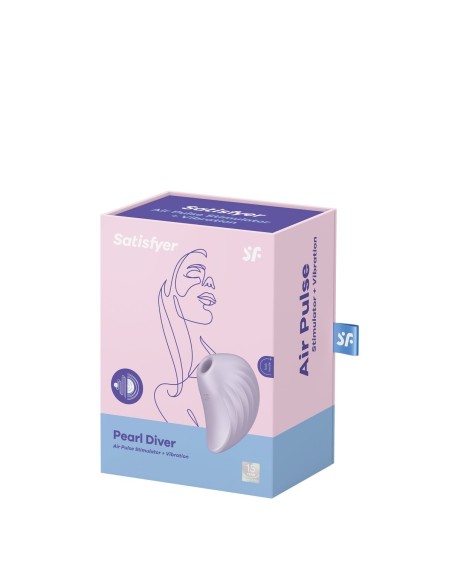 Aspirateur à clitoris Satisfyer Pearl Diver Violet