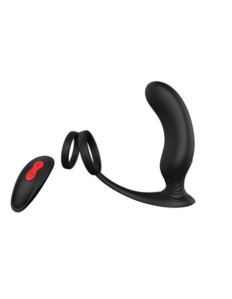Vibromasseur anal Dream Toys Essentials P-Pleaser Noir