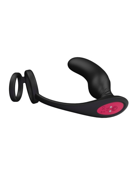 Vibromasseur anal Dream Toys Essentials P-Pleaser Noir