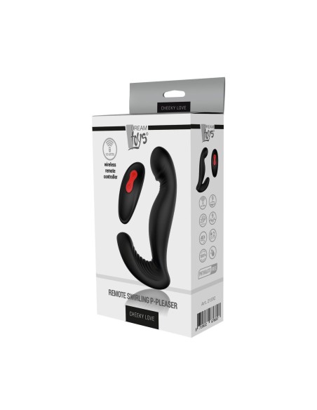 Vibromasseur anal Dream Toys Essentials P-Pleaser Noir