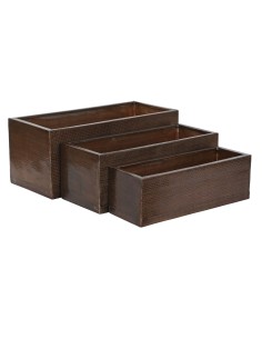 Set de pots de fleurs Home ESPRIT Doré Aluminium 100 x 43 x 40 cm