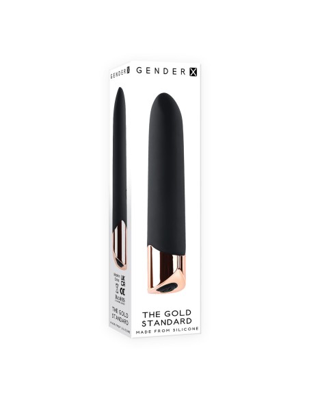 Mini Vibromasseur Gender X The Gold Standard Noir