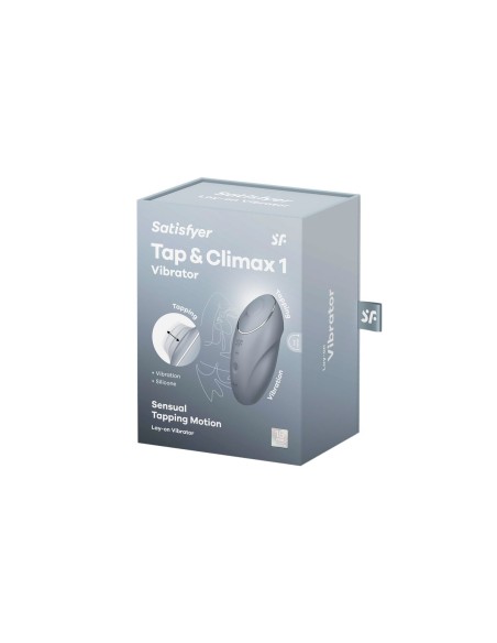 Masseur Satisfyer Tap & Climax Bleu