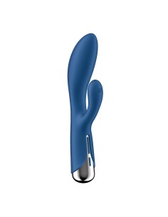 Vibration de Stimulation Double Satisfyer Spinning Rabbit 1 Bleu
