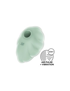 Aspirateur à clitoris Satisfyer Cloud Dancer Vert 2