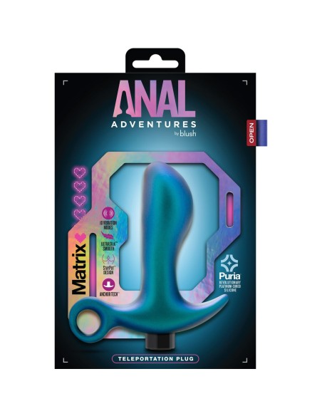 Plug Anal Blush ADVENTURES MATRIX TELEPORTATION Bleu