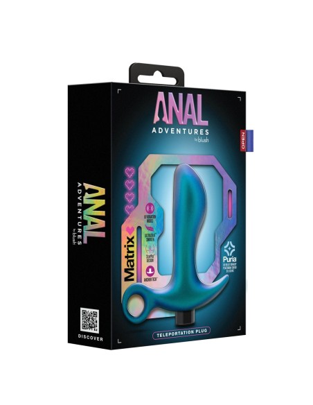 Plug Anal Blush ADVENTURES MATRIX TELEPORTATION Bleu