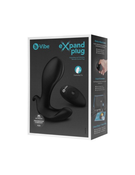Plug Anal B-Vibe EXPAND Noir