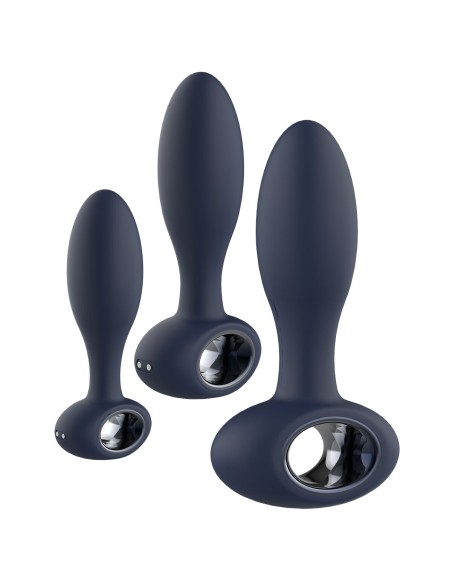 Plug Anal Dream Toys STARTROOPERS  Bleu 3 Pièces