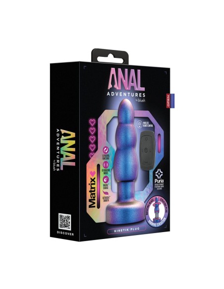 Plug Anal Blush Adventure Matrix Bleu
