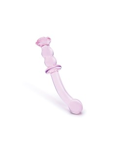 Gode Dream Toys Glaze Glass G-spot Rose 2