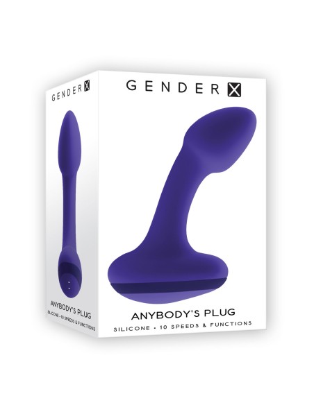 Plug Anal Gender X ANYBODY'S Violet (8,9 cm)