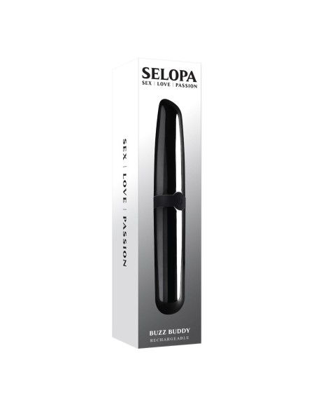 Mini Vibromasseur Selopa Buzz Buddy Noir