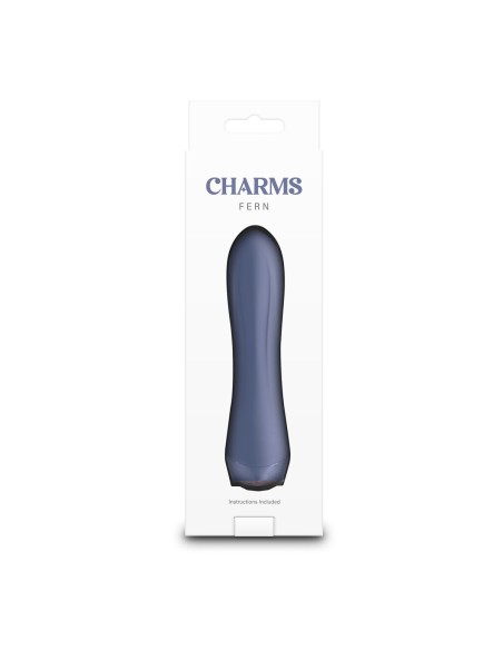 Mini Vibromasseur NS Novelties Charms Fern Gray Gris