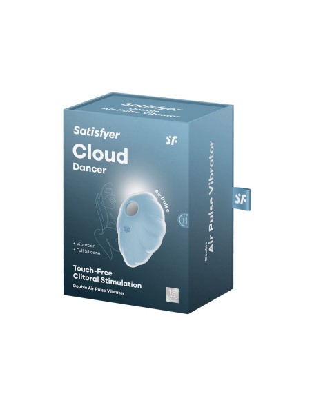 Aspirateur à clitoris Satisfyer Cloud Dancer Bleu