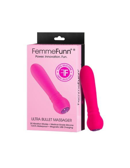 Mini Vibromasseur FemmeFunn Ultra Bullet Rose