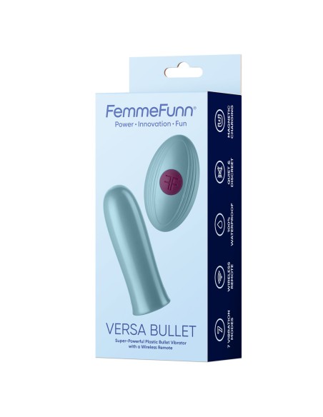 Vibromasseur à boules FemmeFunn Versa Bullet Bleu