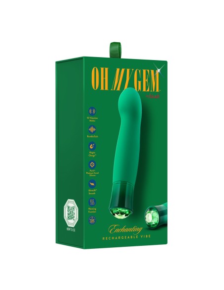 Mini Vibromasseur Blush Oh My Gem Vert