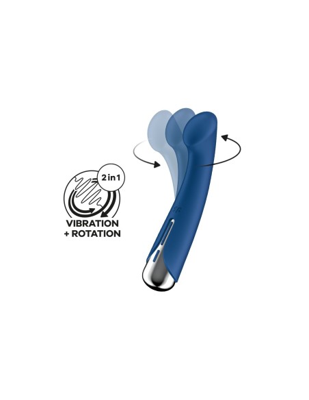 Vibrateur G-Spot Satisfyer Spinning G-Spot 1 Bleu