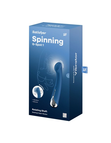Vibrateur G-Spot Satisfyer Spinning G-Spot 1 Bleu