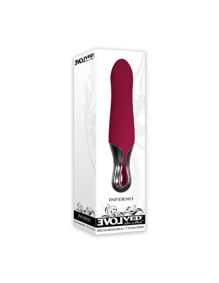 Mini Vibromasseur Evolved Inferno Rouge