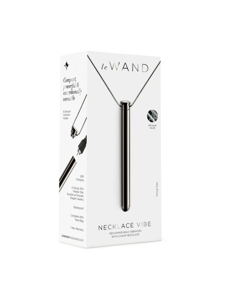 Vibromasseur à boules Le Wand Necklace Pendentif Noir