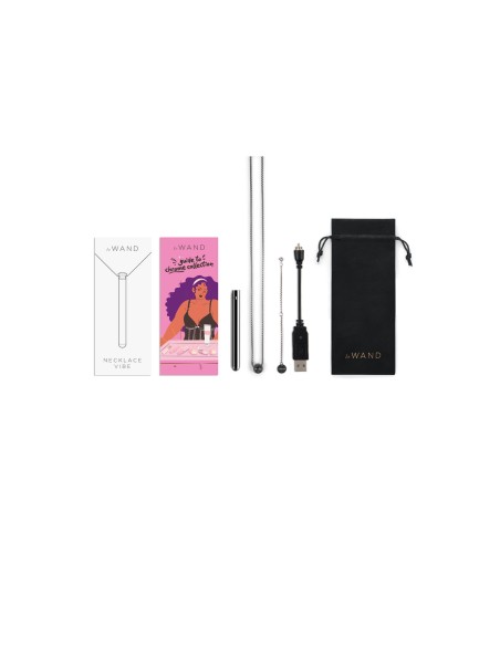 Vibromasseur à boules Le Wand Necklace Pendentif Noir