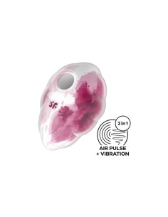 Aspirateur à clitoris Satisfyer Cloud Dancer Rouge 2