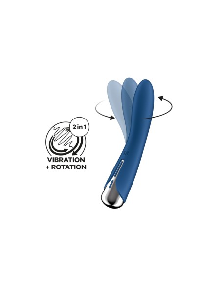 Vibromasseur Satisfyer Spinning Vibe Bleu