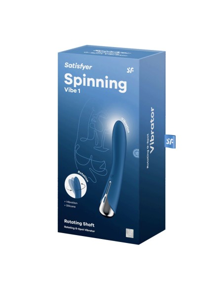 Vibromasseur Satisfyer Spinning Vibe Bleu