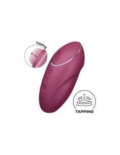 Masseur Satisfyer Tap & Climax Rouge 2